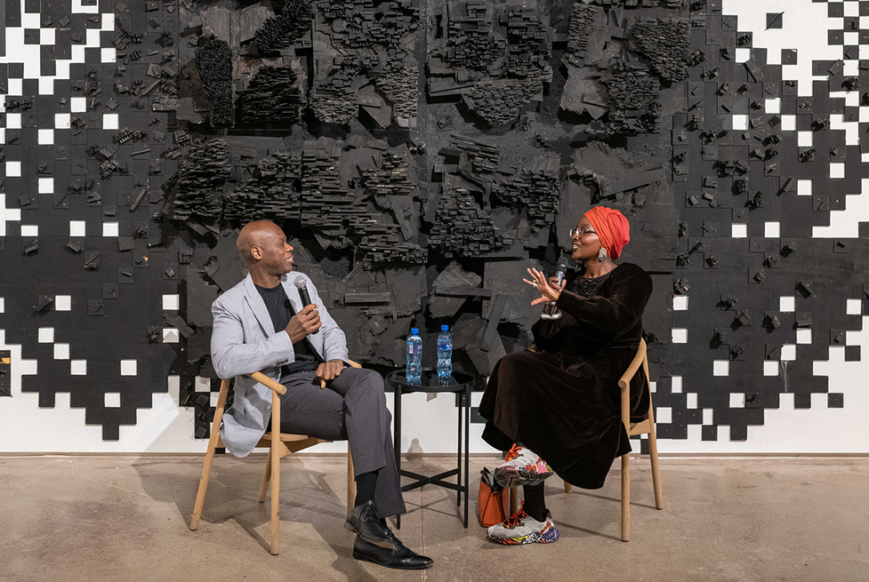 New York artist Leonardo Drew is acknowledging abstraction’s roots in Africa